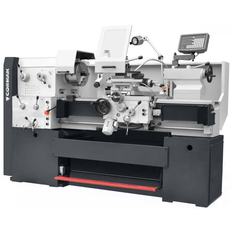 Konventionelle Universaldrehmaschine CORMAK 500 x 1500/65 + Drehmeißel + mitlaufende Spitze