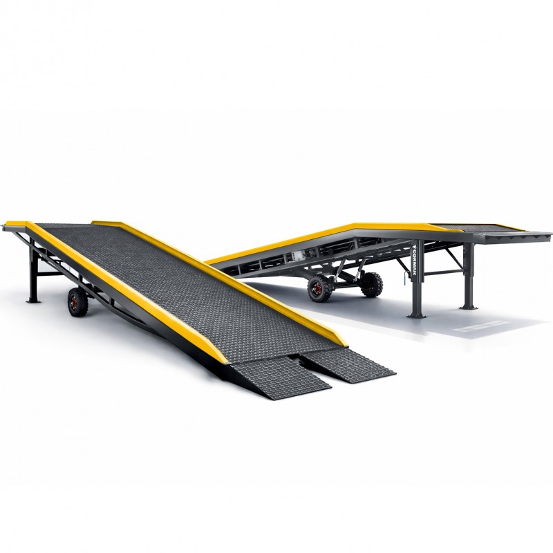 Mobile Verladerampe CORMAK 8T (elektrische Hubverstellung)