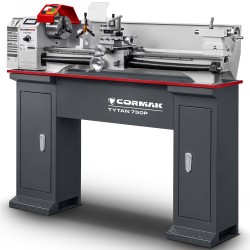 Drehmaschine TYTAN 220x750P VARIO + Untergestell | Hersteller CORMAK