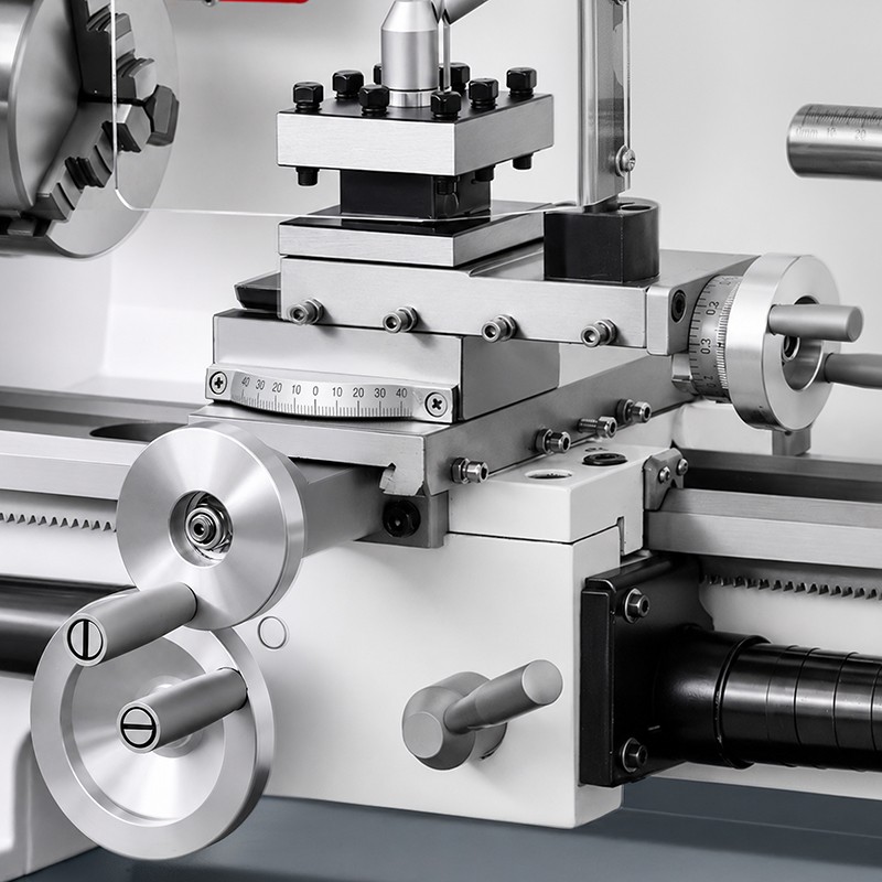 Konventionelle Universaldrehmaschine CORMAK TYTAN 210x400 VARIO 230V + Untergestell | Hersteller CORMAK