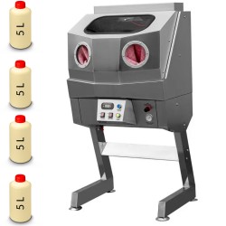 Hochdruck Teilewaschgerät aus Edelstahl INOX CORMAK MP180 + 20L Reinigungsflüssigkeit | Hersteller CORMAK