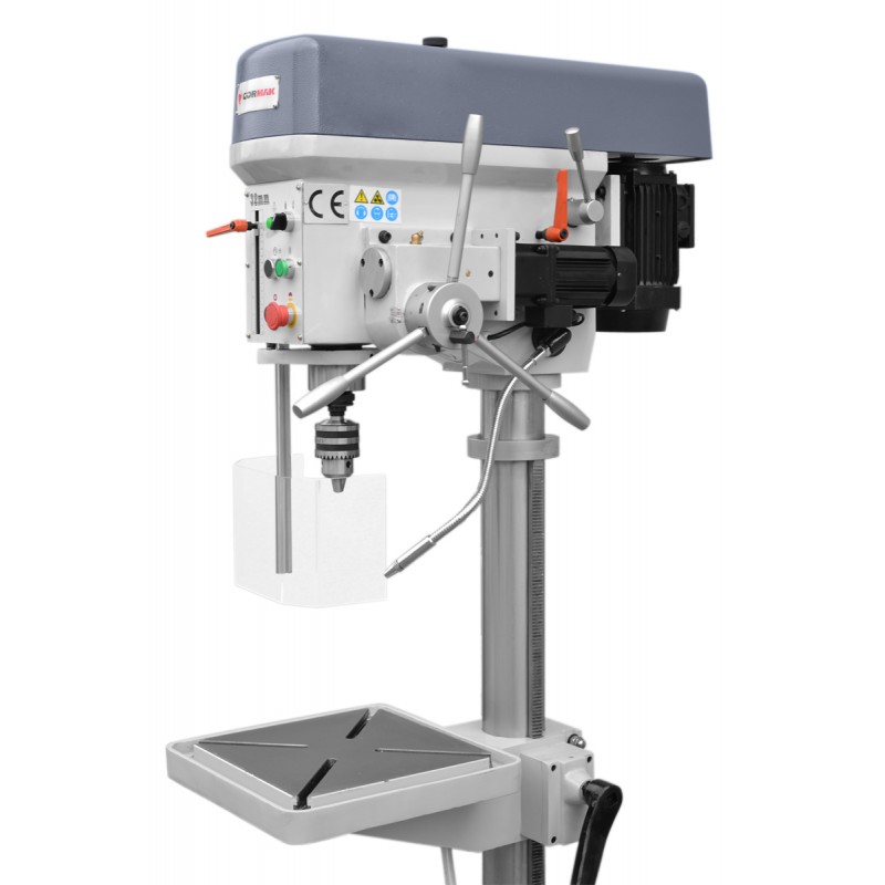 Säulenbohrmaschine CORMAK WS32BGP mit automatischem Vorschub und Kühlung