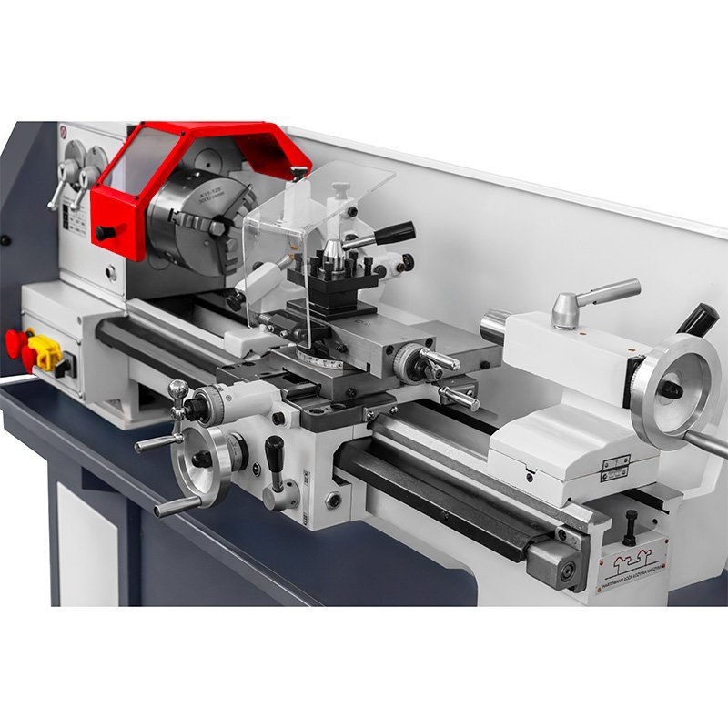 Konventionelle Universaldrehmaschine CORMAK TYTAN 210x520 230V + Satz Drehmeißel + Untergestell | CORMAK