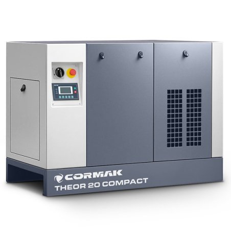 Schraubenkompressor mit Kältetrockner und Frequenzumrichter CORMAK THEOR 20 COMPACT 2000L/min 15kW
