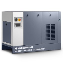 Hochdruck-Schraubenkompressor mit Kältetrockner CORMAK THEOR H1520 COMPACT 20bar 15kW für Faserlaser-Schneidanlagen