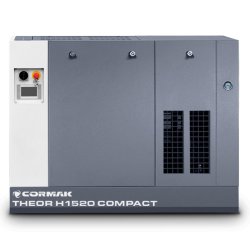 Hochdruck-Schraubenkompressor mit Kältetrockner CORMAK THEOR H1520 COMPACT 20bar 15kW für Faserlaser-Schneidanlagen