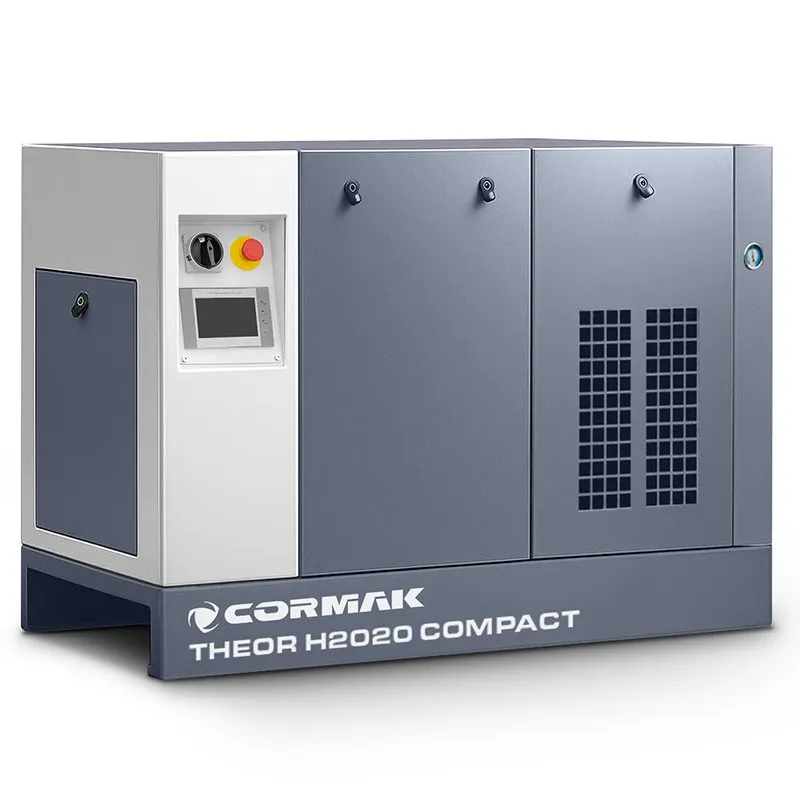Hochdruck-Schraubenkompressor mit Kältetrockner CORMAK THEOR H2020 COMPACT 20bar 22kW für FIBER-Faserlaser