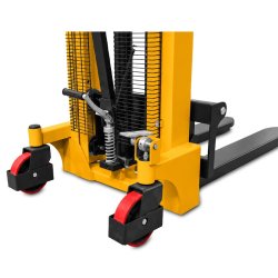 Manueller Hochhubwagen CORMAK WRHS1025 mit verstellbaren Gabeln (Tragkraft 1000kg, Hubhöhe 2500mm)