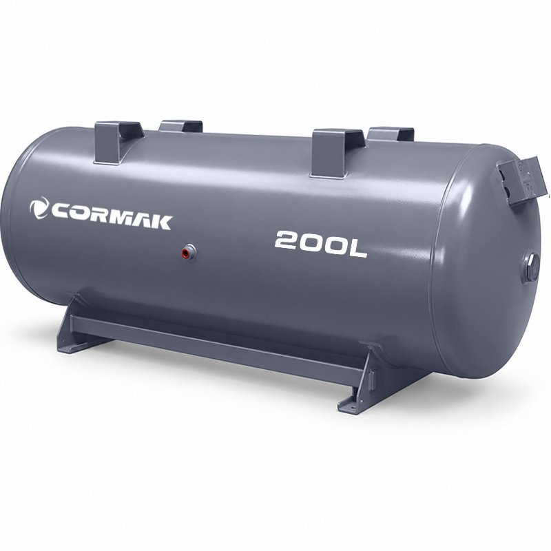 Horizontaler Druckluftbehälter CORMAK 200L 11bar für Kompressor
