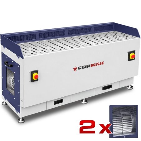 Schleiftisch mit Absaugung Metall CORMAK DT2200M | CORMAK