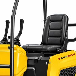 Minibagger CORMAK KL10 1.000kg mit Joystick-Steuerung und verstellbarem Kettenfahrwerk