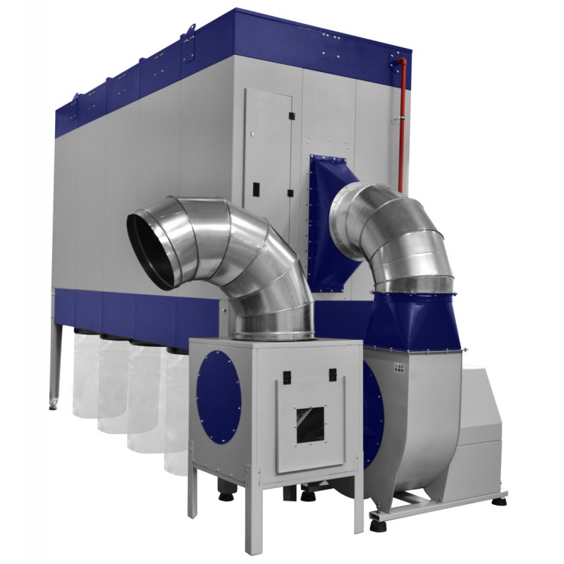 Industrielle Absauganlage CORMAK DCV21750 für Späne und Sägemehl