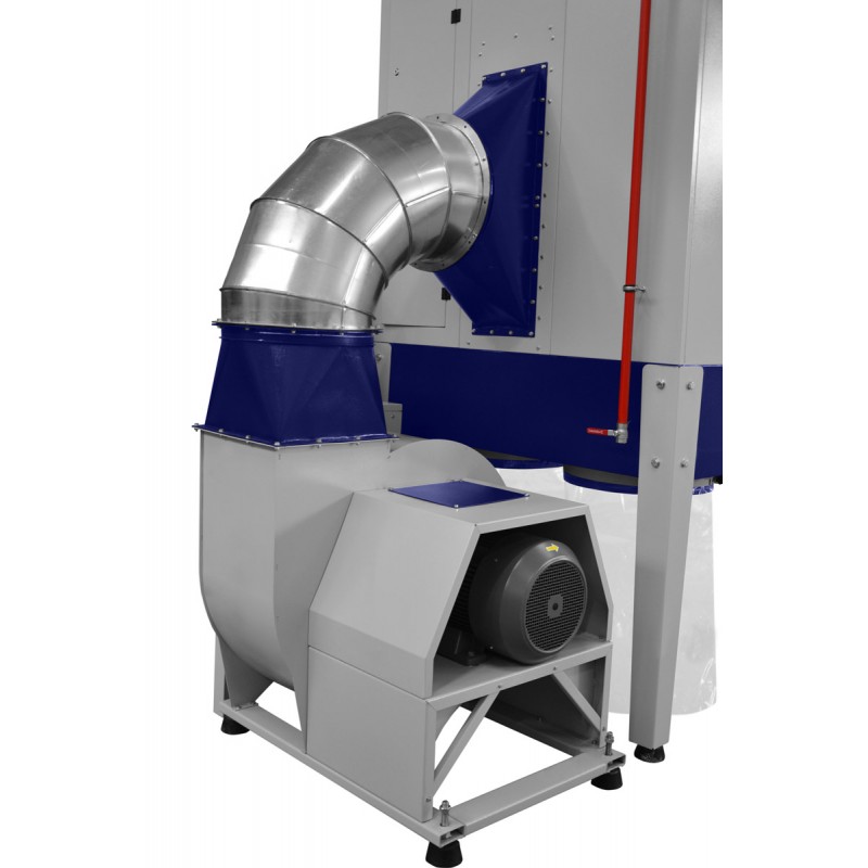 Industrielle Absauganlage CORMAK Vibra Motor DCV47850 m³/h PREMIUM 60HP für Späne und Sägemehl