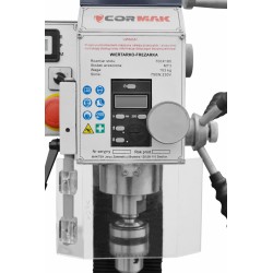 Fräs- und Bohrmaschine CORMAK HK25L VARIO mit Vorschub